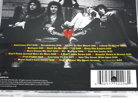 Tom Petty And The Heartbreakers Greatest Hits Cdcosmos