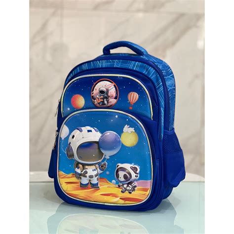 Mochila Escolar 3D Estampado Fosco Infantil Bolsa Menina E Menino