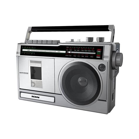 Toca Fitas Boombox Am Fm Bluetooth Ion Retro Rocker Calimaro