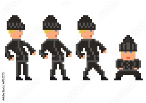 2d Pixel Art Bandit Sprites By Elthens Pixel Art Shop Images Images