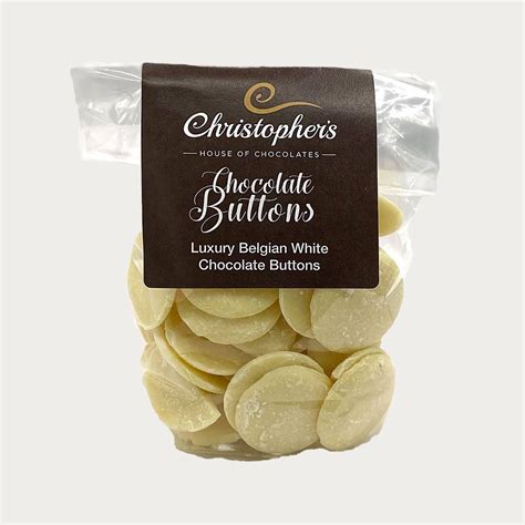 White Chocolate Buttons - House of Chocolates