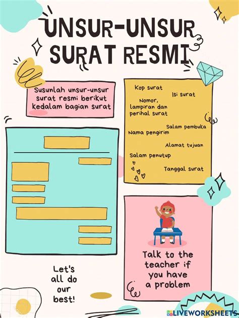 Surat Resmi Worksheet Live Worksheets