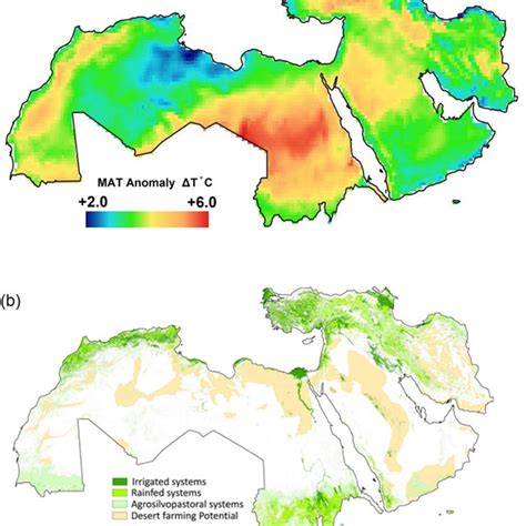 A The Climate Vulnerability Map Of The Mena Region Derived From The