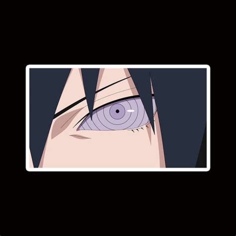 STUCC290 Sasuke Uchiha Eye Rinnegan Naruto Peeking anime sticker Car Decal | animestickershop