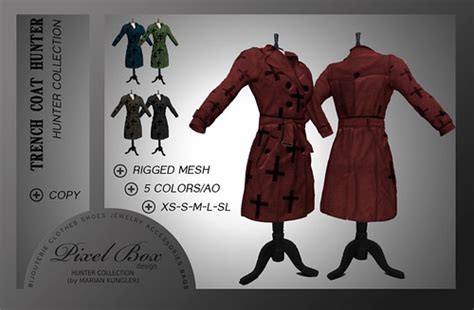 Pixel Box Trench Coat Hunter Pixel Box Design Steampunk Flickr