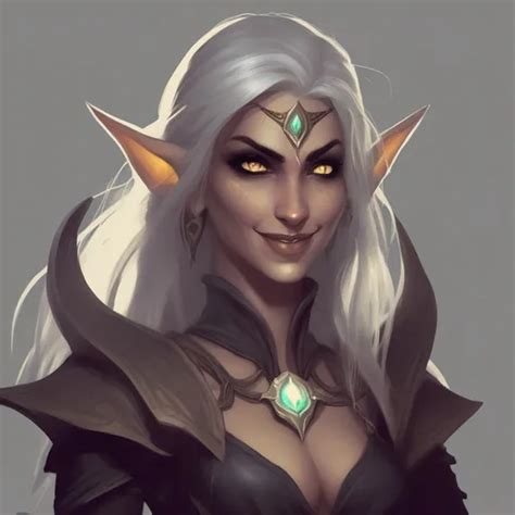 A Cute Young Female Half Elf {{{moon Elf}}} Rogue Wi Openart