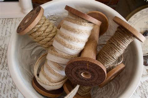 How to Make DIY “Vintage” Wooden Spools