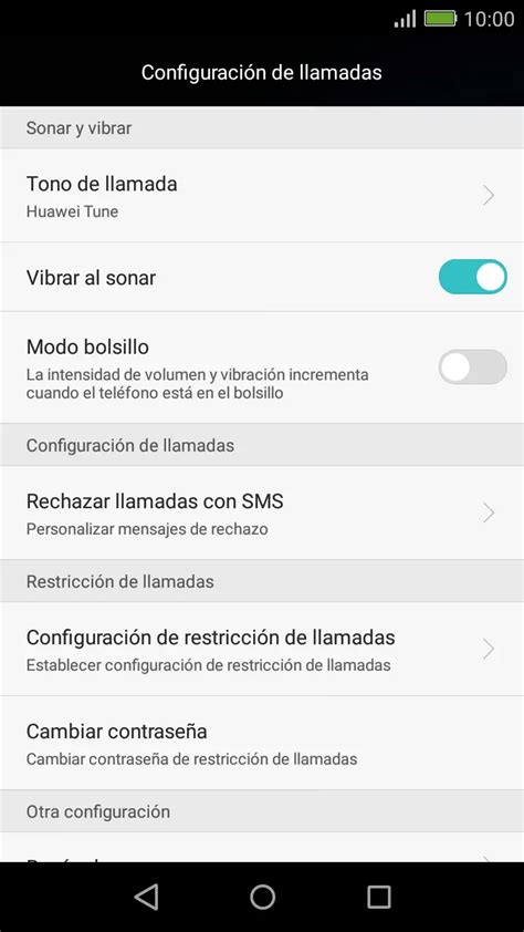 Cómo quitar la restricción de llamadas en un Huawei Haras Dadinco