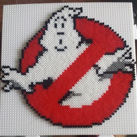 Ghostbusters Hama Beads By Thorja Perler Bead Art Perler Bead Mario