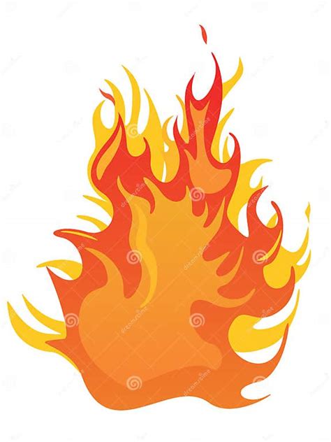 Fire Flames Stock Vector Illustration Of Light Burn 13183193