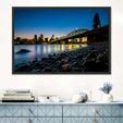 Portland Skyline Night Wall Art | Photography