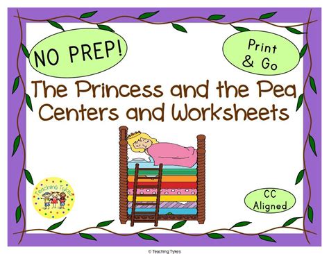 The Princess And The Pea Activities First Grade Lessons First Grade Sight Words Princess And