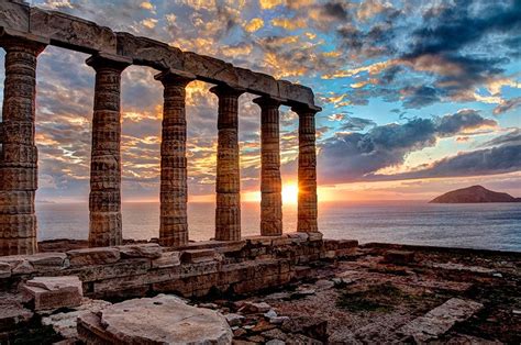 Ancient Greece Temple Of Poseidon