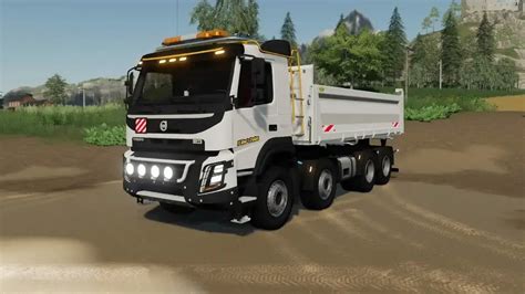 VOLVO FMX 8X4 FS MINER S WHITE EDIITON Forbidden Mods Einfach