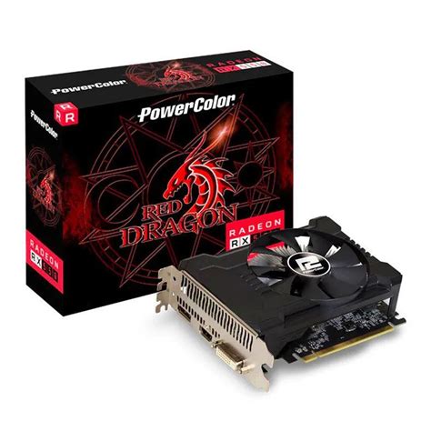 Placa de Vídeo PowerColor Radeon RX 550 4GB Red Dragon 4GB GDDR5 128Bit