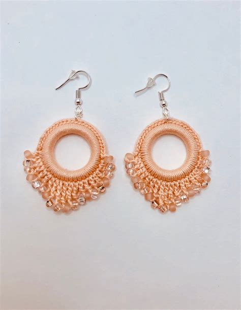 Adira Earrings Digital Crochet Pattern Pdf File Format Etsy