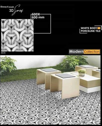 Digital Porcelain Tiles 2 X 2 Thickness 8 10 Mm Size Medium At Rs