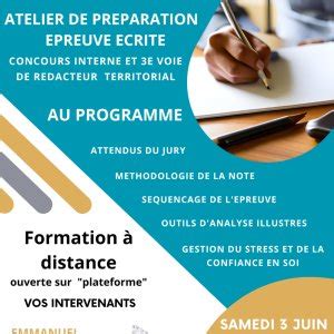 Tickets Atelier De Pr Paration L Preuve Crite Concours Interne Et