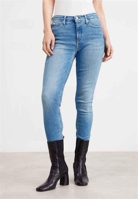 Calvin Klein Jeans Mid Rise Skinny Jeans Skinny Fit Denim Medium