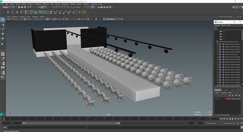 Fashion Runway Stage D Model Ds Blend C D Fbx Max Ma Lxo