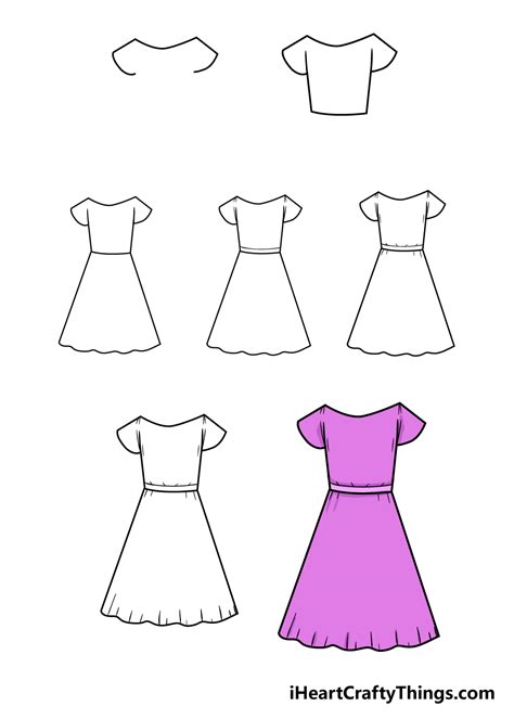 How To Sketch A Dress Step By Step Cheapest Sale, 40% OFF | lupon.gov.ph