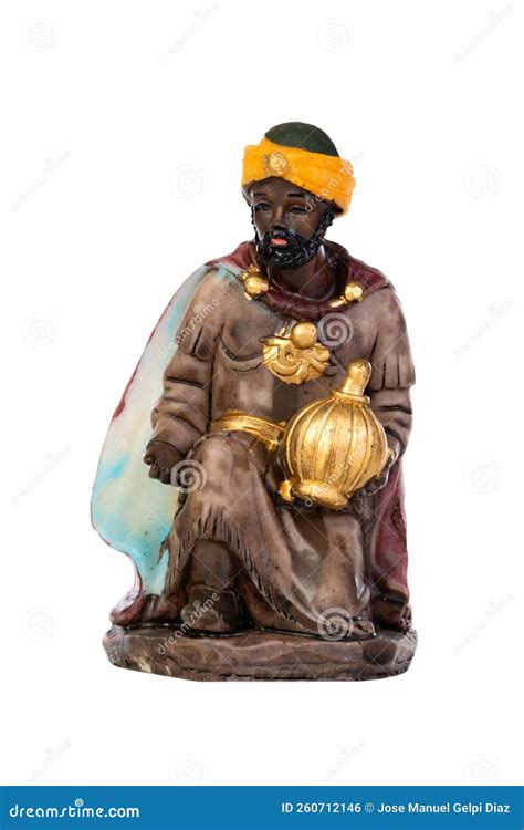 The Christmas Magic Ceramic Figure Of The Wise Men Stock Photo Image