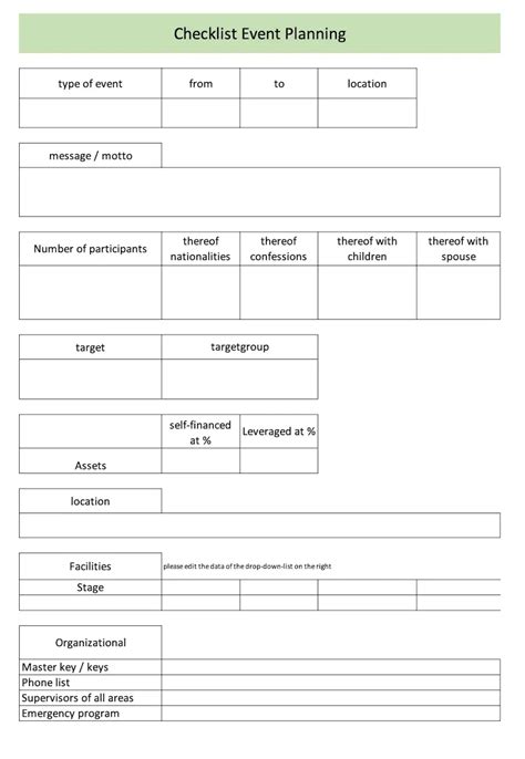 Streamline Your Event Planning with Our Free Excel Template: Simplify ...