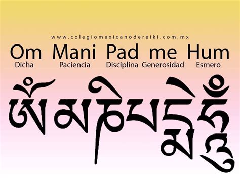 Mantra Om Mani Padme Hum Em Tatuagem Tibetana Tatoo Tatto Egipcia