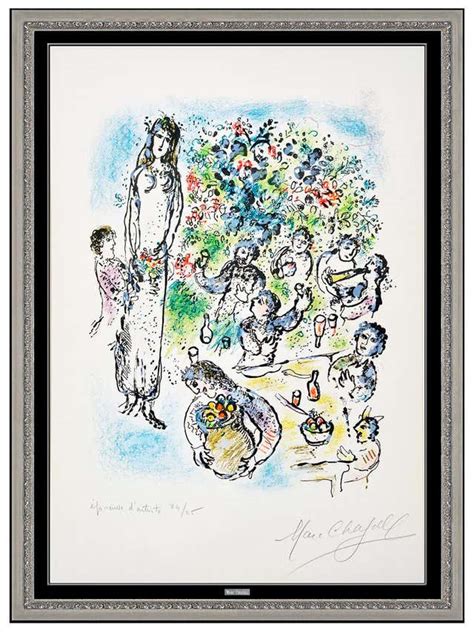 Signed Marc Chagall Lithographs 7 For Sale On 1stdibs Marc Chagall