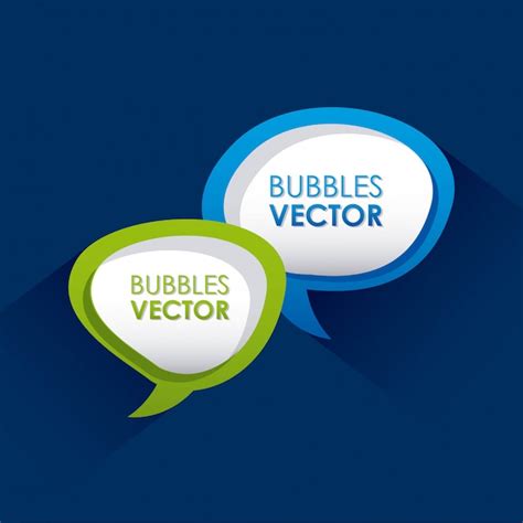 Premium Vector Bubbles Design Over Blue Background Vector Illustration