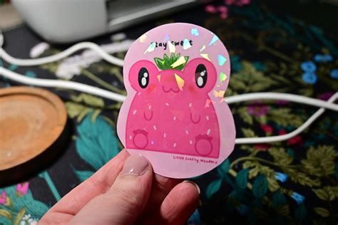 Strawberry Uwu Sticker Wawa Sticker Strawberry Sticker Big Etsy