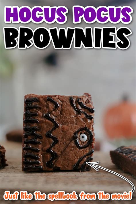 Hocus Pocus Spellbook Brownies Fun Money Mom