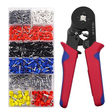 Buy Ferrule Crimping Tool Kit, YOURCARE AWG23-7 Ferrule Crimper Plier ...