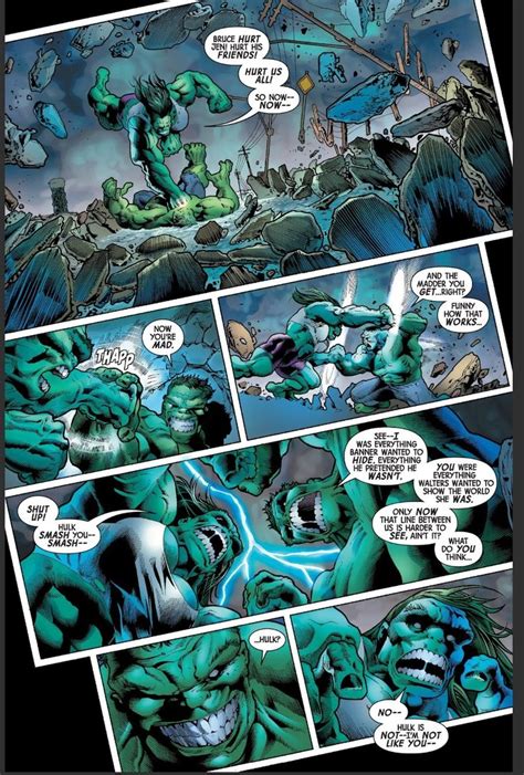 Hulk Vs She Hulk By Joe Bennett Immortal Hulk 7 Personagens