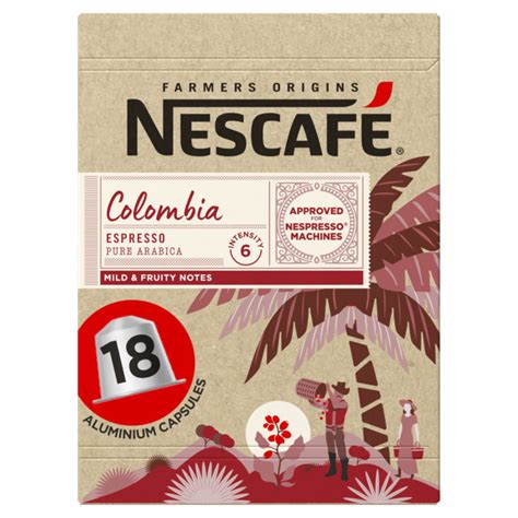 Nescaf Farmers Origins Colombia Espresso Koffiecups G