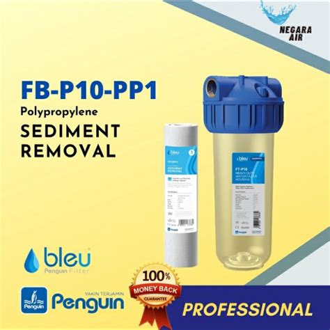 Jual Paket Filter Air Penguin Bleu Sumur Toren Tandon Pdam Saringan Air