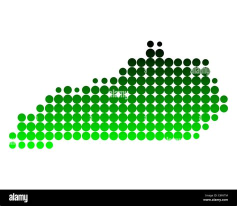 Map of Kentucky Stock Photo - Alamy