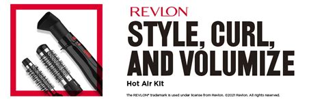 Revlon Ceramic Hot Air Styler Kit With Interchangeable Barrels