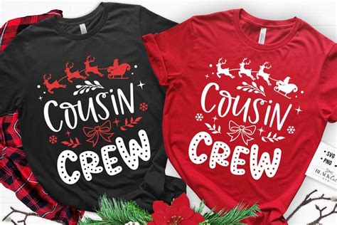 Cousin Crew Svg Cousin Matching Christmas Svg