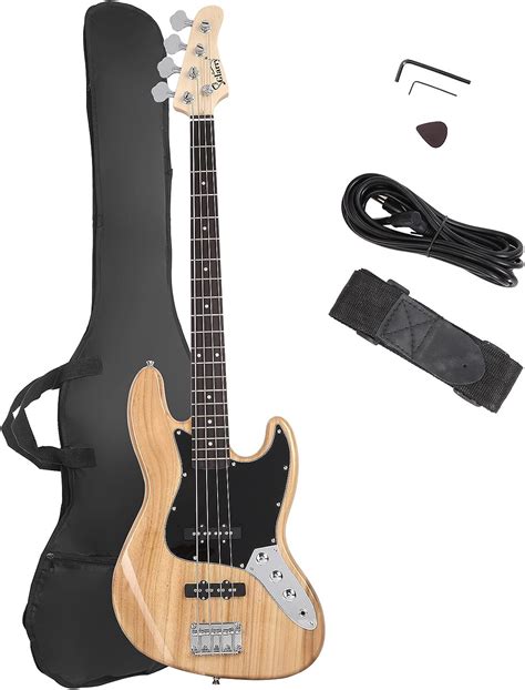 Glarry GJazz Electric Bass Guitar Bundle Full Size Right Handed