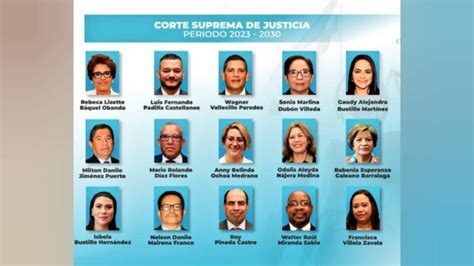 Estos Son Los Nuevos Magistrados De La Corte Suprema De Justicia Vtv