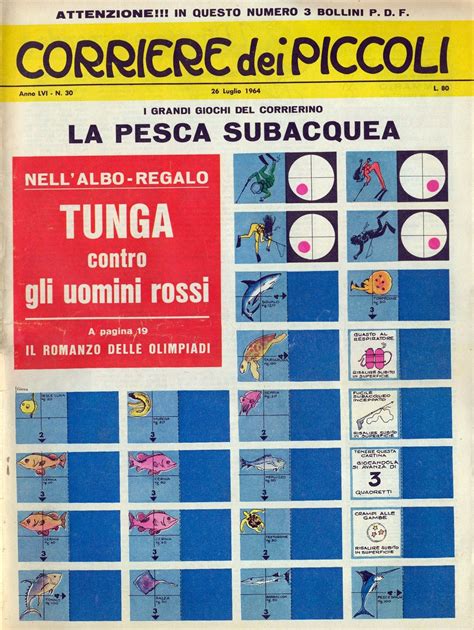 Corrierino e Giornalino: La pesca subacquea