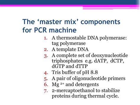 Technique Of Polymerase Chain Reaction Pcr Experimental Biotechnology