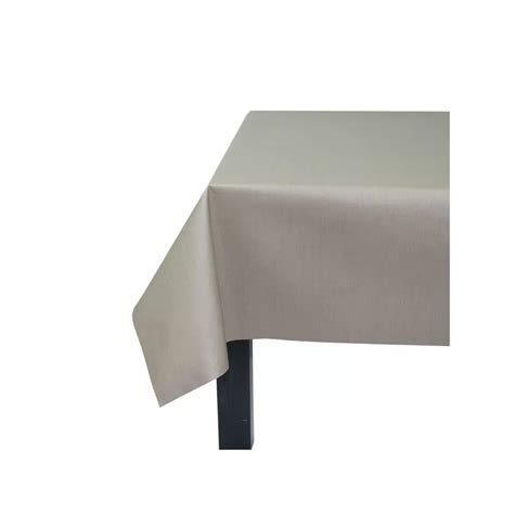 Nappe Enduite Unie Taupe Par Fleur De Soleil Uncoqdansletransat Fr