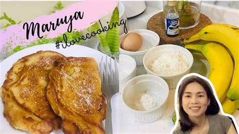 HOMECOOKING Ep 05 Lets Cook MARUYA BANANA FRITTERS YouTube