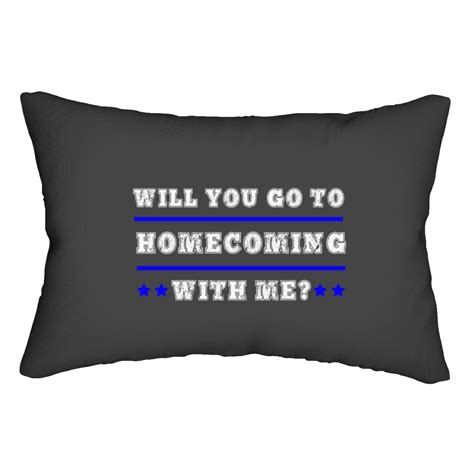 Homecoming Proposal Will You Go To Homecoming With Me Blue Lumbar