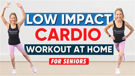 Low Impact Cardio Workout For Seniors At Home Joint Friendly Workout Caroline Jordan