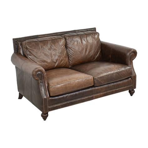 Bernhardt Traditional Nailhead Loveseat Off Kaiyo