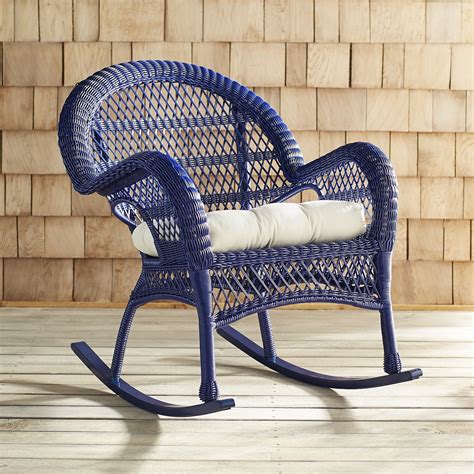 Santa Barbara Navy Rocking Chair Blue Rocking Chair Blue Rocking