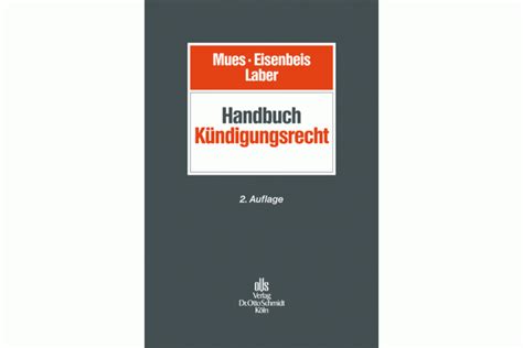 Literaturtipp Handbuch K Ndigungsrecht News Arbeit Und